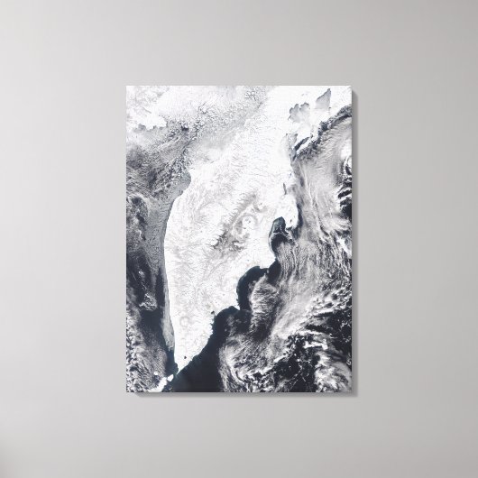 カムチャッカ半島、ロシア東部 キャンバスプリント (正面)