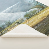 カムチャツカ渓谷のゲイザーズ。c版油絵 シェルパブランケット (3/4)