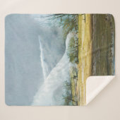 カムチャツカ渓谷のゲイザーズ。c版油絵 シェルパブランケット (正面(横))