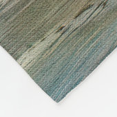 カムチャツカ渓谷のゲイザーズ。c版油絵 フリースブランケット (角)