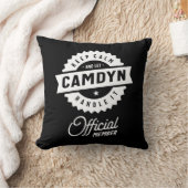 カムディパーソナライズされたン名誕生日ギフト クッション (ブランケット)
