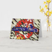 カムデンタウングリーティングカード カード (黄色い花)