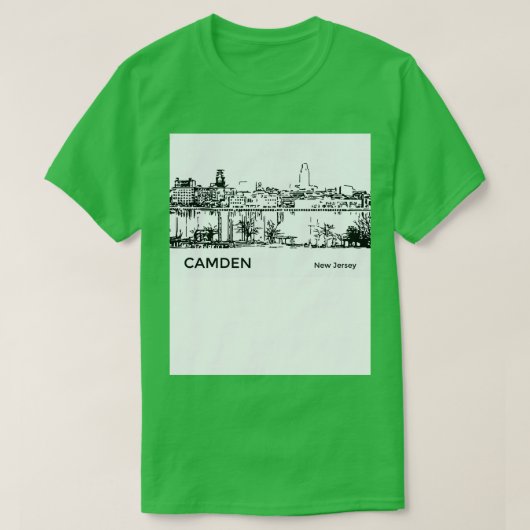カムデンニュージャージー Tシャツ (デザイン正面)