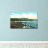 カムデンハーバー近くの海岸の眺め キャンバスプリント (インサイチュ (ウッドフロア))