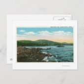 カムデンハーバー近くの海岸の眺め ポストカード (正面/裏面)