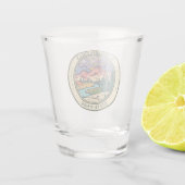 カムデンヒルズ州パークメインバッジ ショットグラス (裏面)