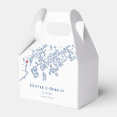 カムデンメインエレガントウェディング フェイバーボックス (正面サイド)