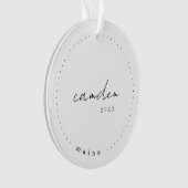 カムデンメインメトラベル統一された州シンプル オーナメント (正面)