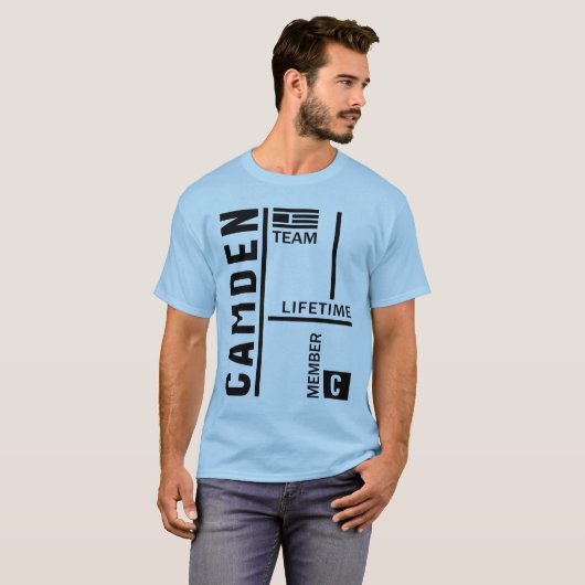 カムデン名パーソナライズされた誕生日ギフト Tシャツ (正面フル)