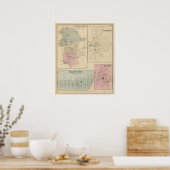 カムデン、アトランティックシティ、ウッドベリー、ホリー山 ポスター (キッチン)