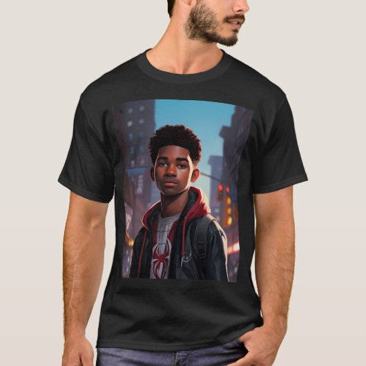 カムトマスがスパイダーバースに Tシャツ (正面)