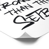 カムバックは常にセットバックよりも強い ポスター (角)