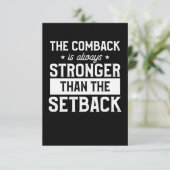 カムバックは常に強い カード (スタンド正面)