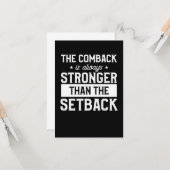 カムバックは常に強い カード (正面/裏面インサイチュ)