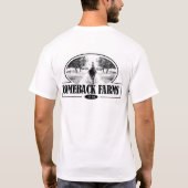 カムバックはTシャツを耕作します Tシャツ (裏面)
