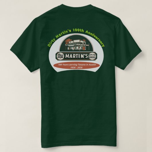 カムバックバーガー Tシャツ (デザイン裏面)