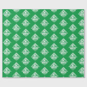 カムバックマウンテンクリスマス（緑） – ラッピング紙 ラッピングペーパー (フラット)