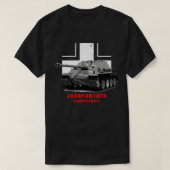 カムパンツァジャグパンザー軍隊タンク第2次世界大戦 Tシャツ (デザイン正面)