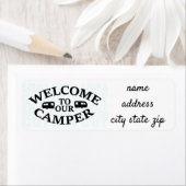 **カムパーへようこそ**差出人住所ラベル ラベル (インサイチュ)