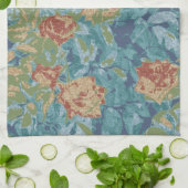 カムフラージュおよび花 キッチンタオル (折り畳み)