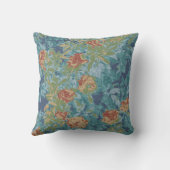 カムフラージュおよび花 クッション (裏面)