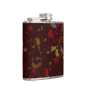 カムフラージュに対するカラフルの葉そして花 フラスク (右)