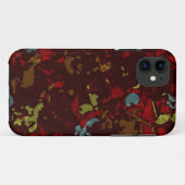 カムフラージュに対するカラフルの葉そして花 Case-Mate iPhoneケース (裏面(横))