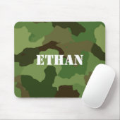 カムフラージュのあなたの名前を加えて下さい マウスパッド (マウス)