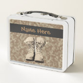 カムフラージュのお弁当箱 メタルランチボックス (裏面)