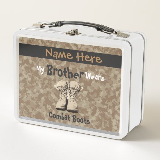 カムフラージュのお弁当箱 メタルランチボックス (正面)