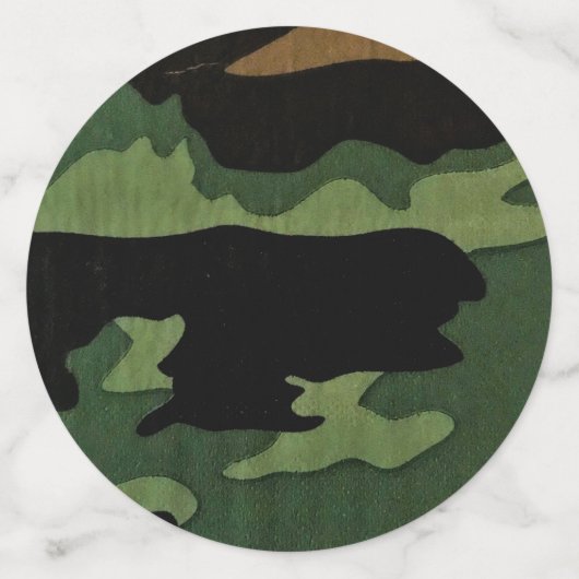 カムフラージュのテーブルの紙吹雪 コンフェッティ (ラージ裏面)