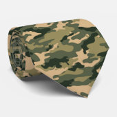 カムフラージュの人の首のタイの-カーキ色およびオリーブ色の迷彩柄 ネクタイ (ロール)