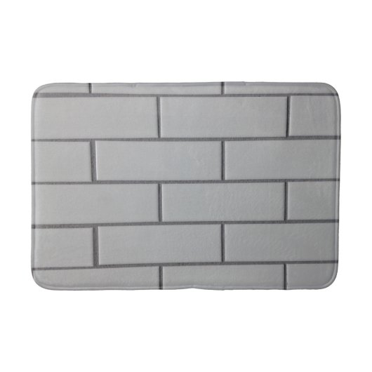 カムフラージュの地下鉄のタイル バスマット (正面)