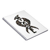 カムフラージュの天使によっては螺線形ノートが飛びます ノートブック (右側)