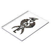 カムフラージュの天使によっては螺線形ノートが飛びます ノートブック (左側)