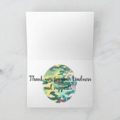 カムフラージュの挨拶状 カード (内部)