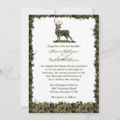 カムフラージュの結婚式招待状を捜すこと 招待状 (正面)