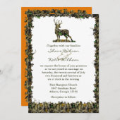 カムフラージュの結婚式招待状を捜すこと 招待状 (正面/裏面)