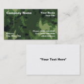 カムフラージュの背景 名刺 (正面/裏面)