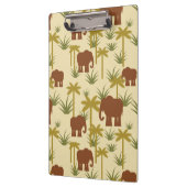 カムフラージュの象そしてやし クリップボード (左)