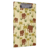 カムフラージュの象そしてやし クリップボード (右)