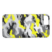 カムフラージュの黄色く黒いComoの軍隊の軍のプリント Case-Mate iPhoneケース (裏面(横))