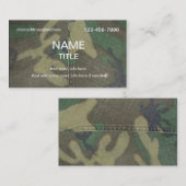 カムフラージュパターン 名刺 (正面/裏面)