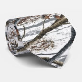 カムフラージュメンズタイの雪の迷彩柄のデザイン ネクタイ (ロール)