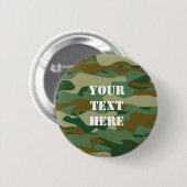 カムフラージュ色パターンデザインは|の迷彩柄にボタンをかけます 缶バッジ (正面&裏面)