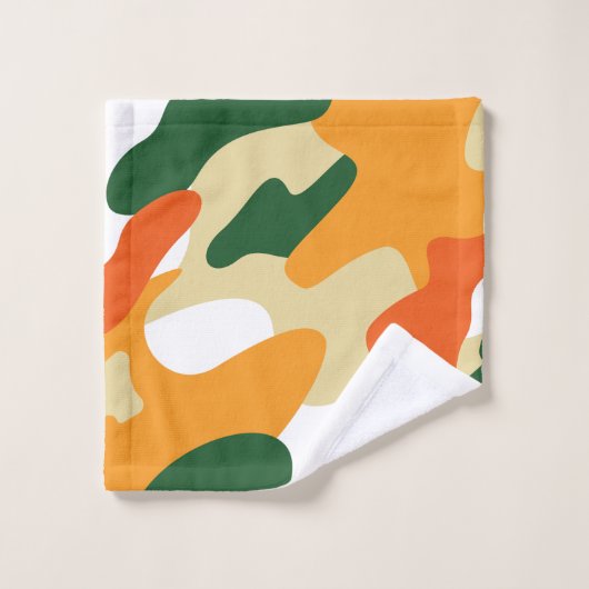 カムフラージュ ウォッシュタオル (ウォッシュタオル)