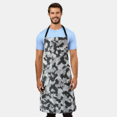 カムフラージュ エプロン (着用した状態)