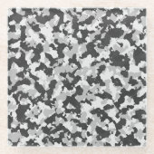 カムフラージュ ガラスコースター (正面)