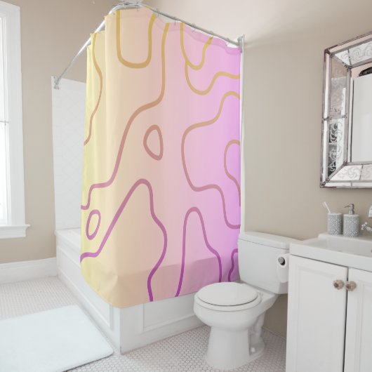 カムフラージュ シャワーカーテン (インサイチュ)