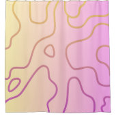 カムフラージュ シャワーカーテン (正面)